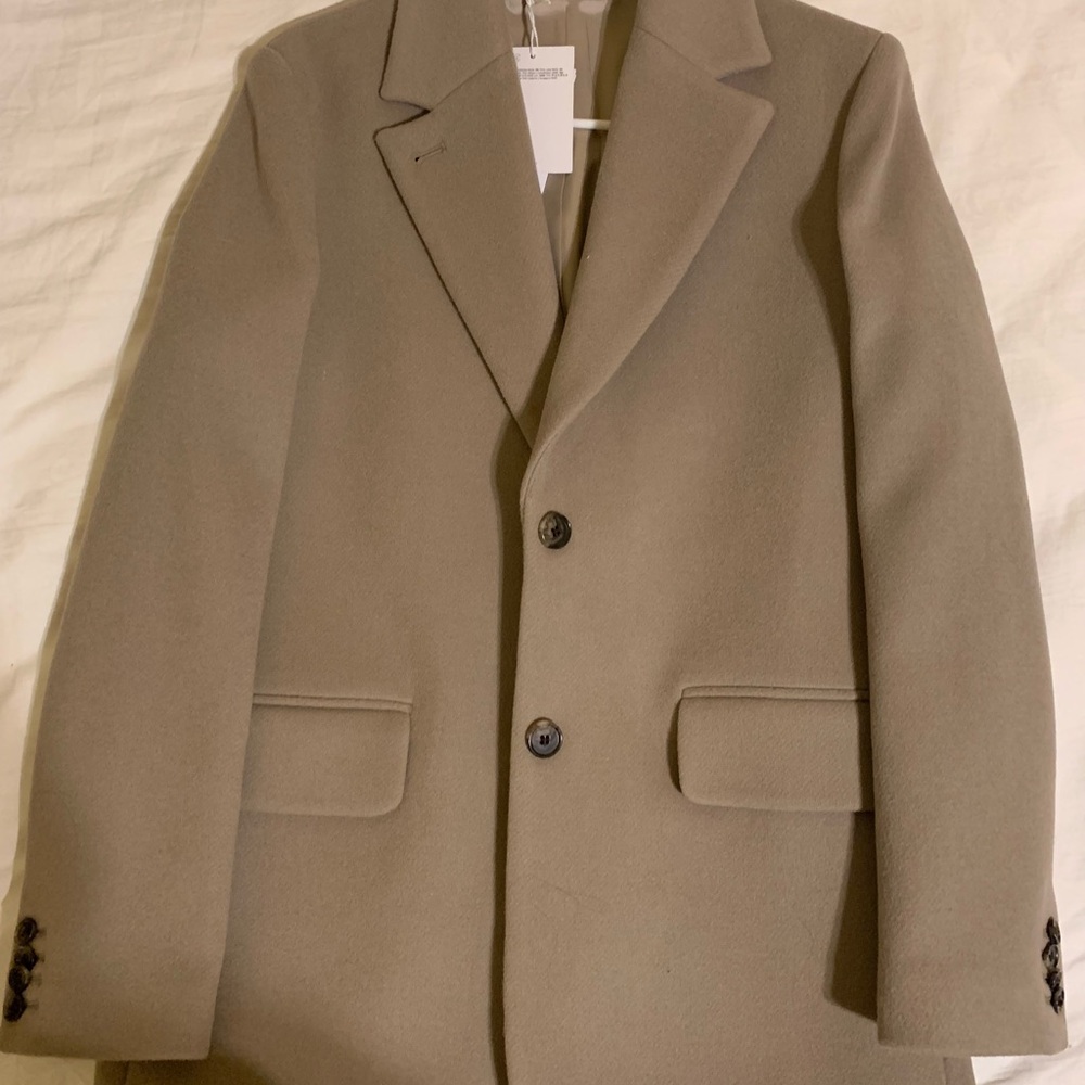 & Other Stories Beige Wool Blazer